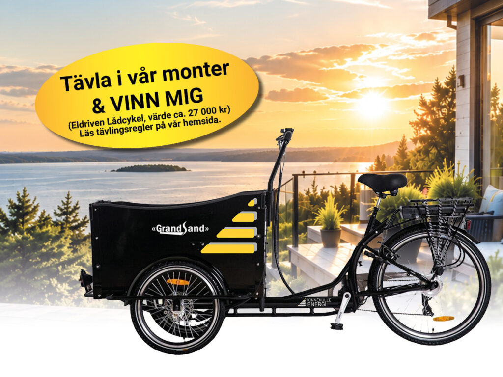solnedgång vid vatten och en lådcykel